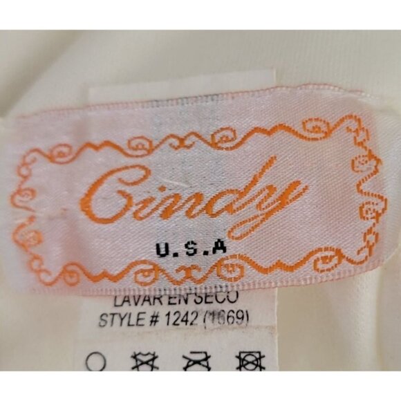 Elegant Cream Wedding Dress Vintage Cindy Collection Ivory Size Large - Picture 13 of 14